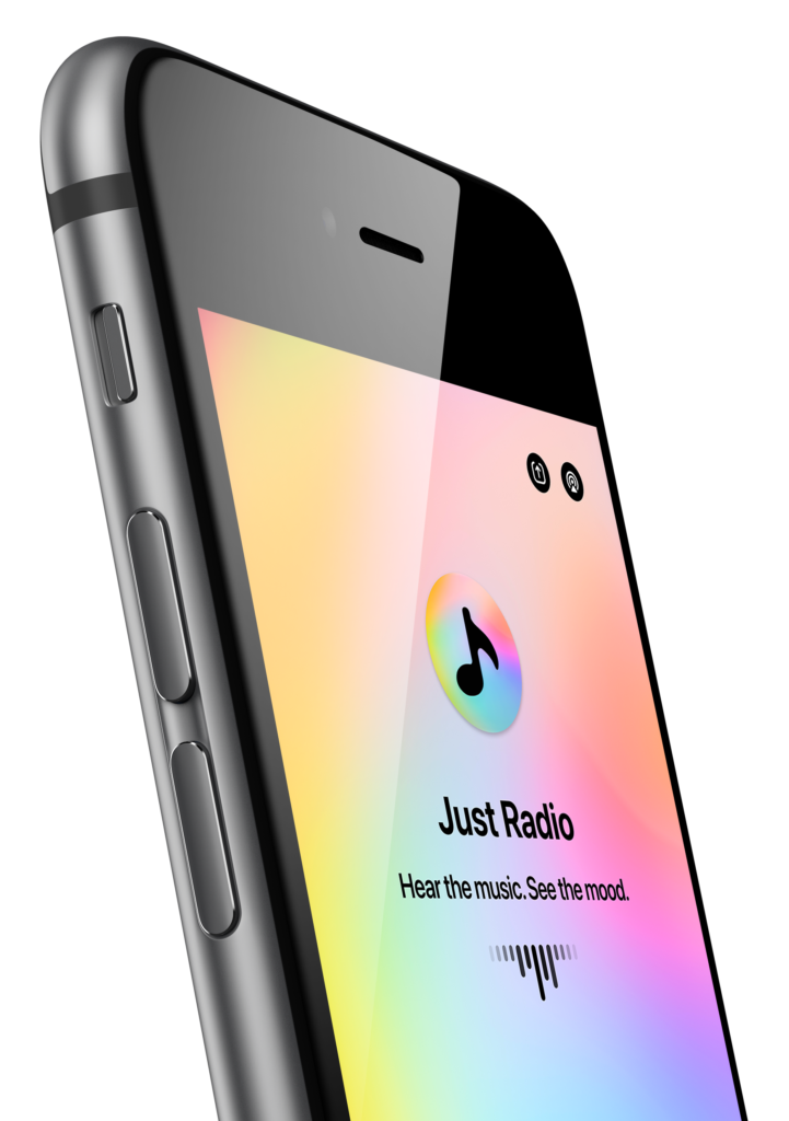 Just Radio mockup.